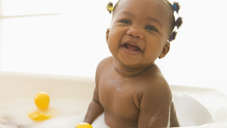 Baby in Bath