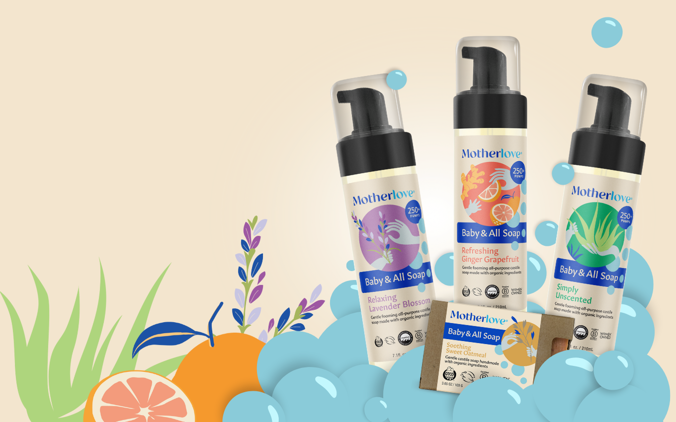 Mother love hero all soap products