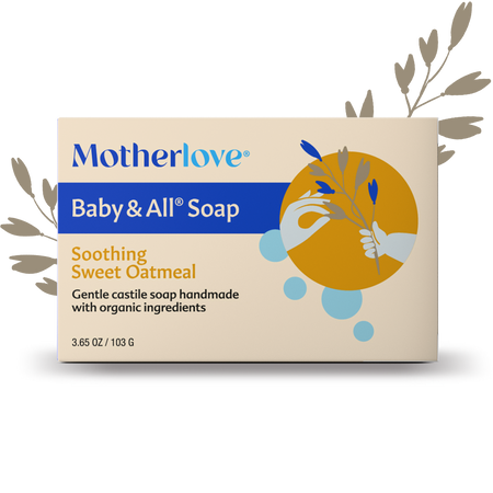 Baby & All Non-Toxic Castile Soap Bar- Soothing Sweet Oatmeal