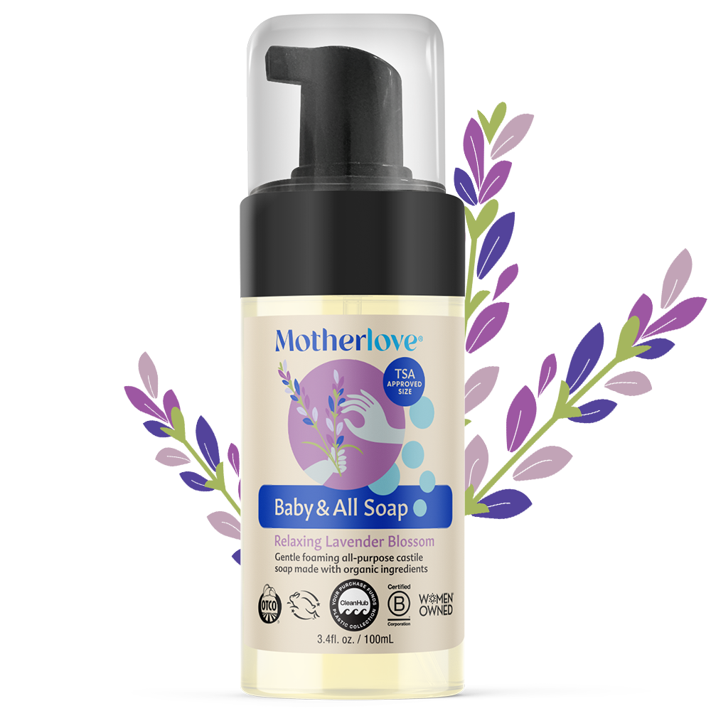 Baby & All Non-Toxic Foaming Castile Soap - Relaxing Lavender
