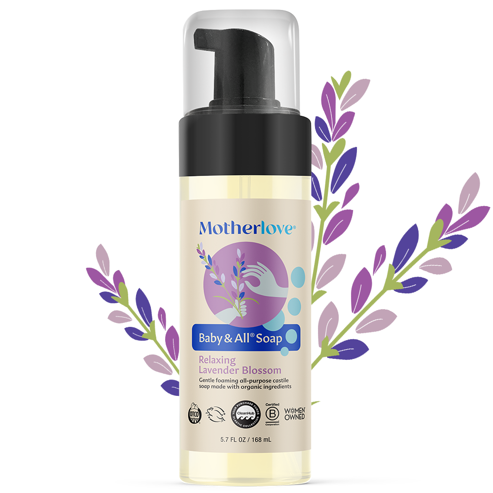 Baby & All Non-Toxic Foaming Castile Soap - Relaxing Lavender Blossom