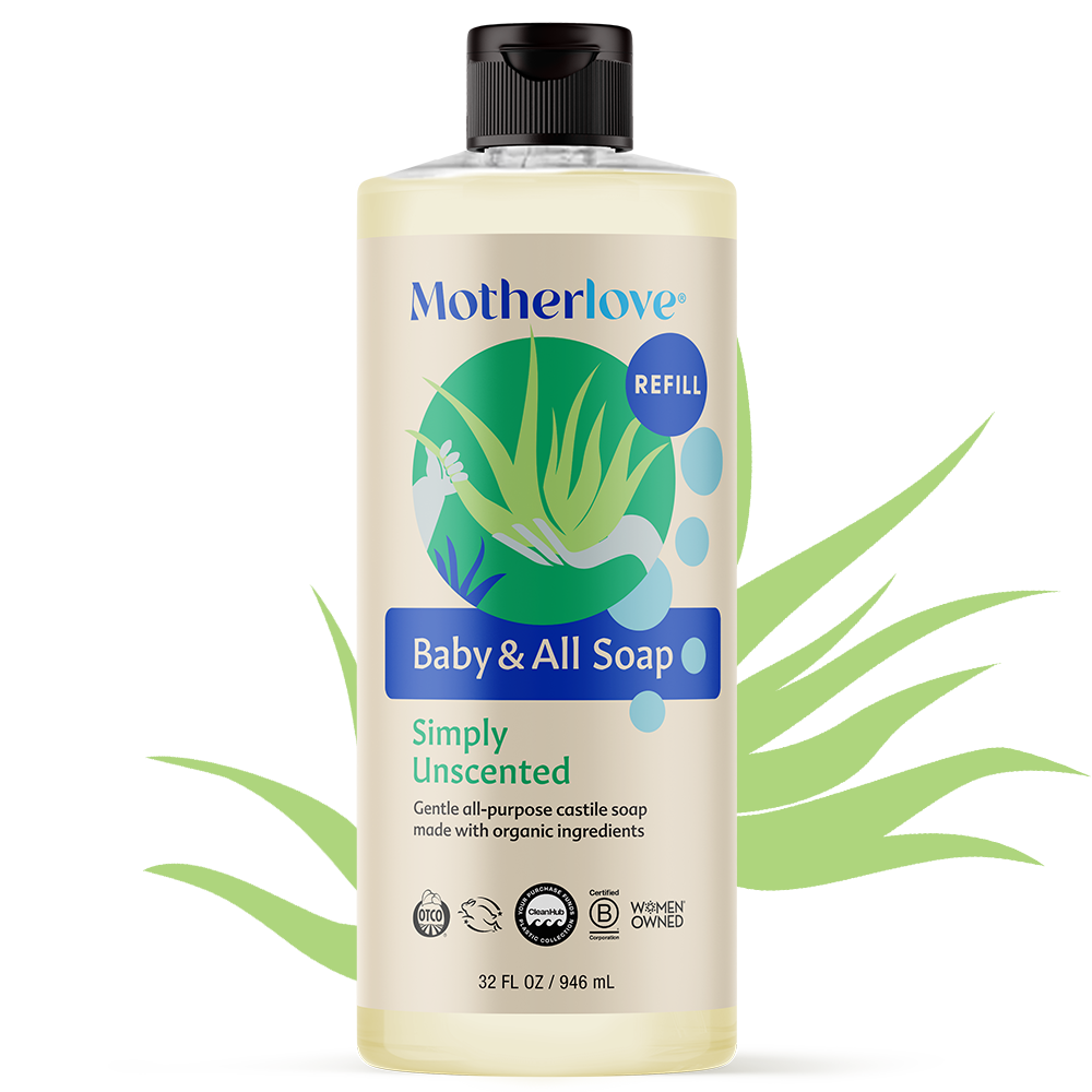 Baby & All Non-Toxic Foaming Castile Soap - Simply Unscented